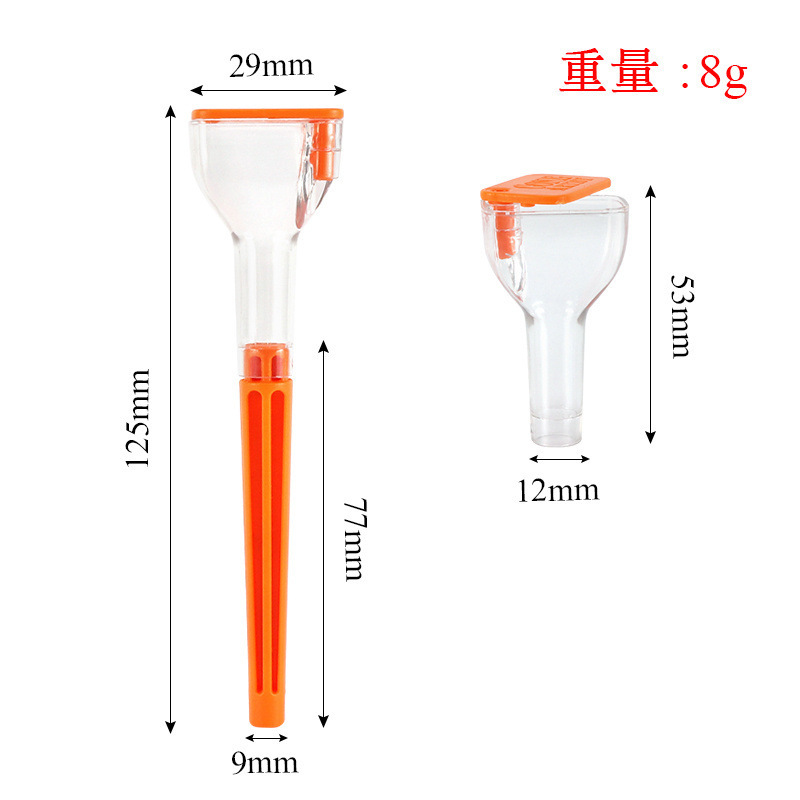 塑料漏斗型喇叭管卷烟器 新款创意手动卷烟填烟器详情2