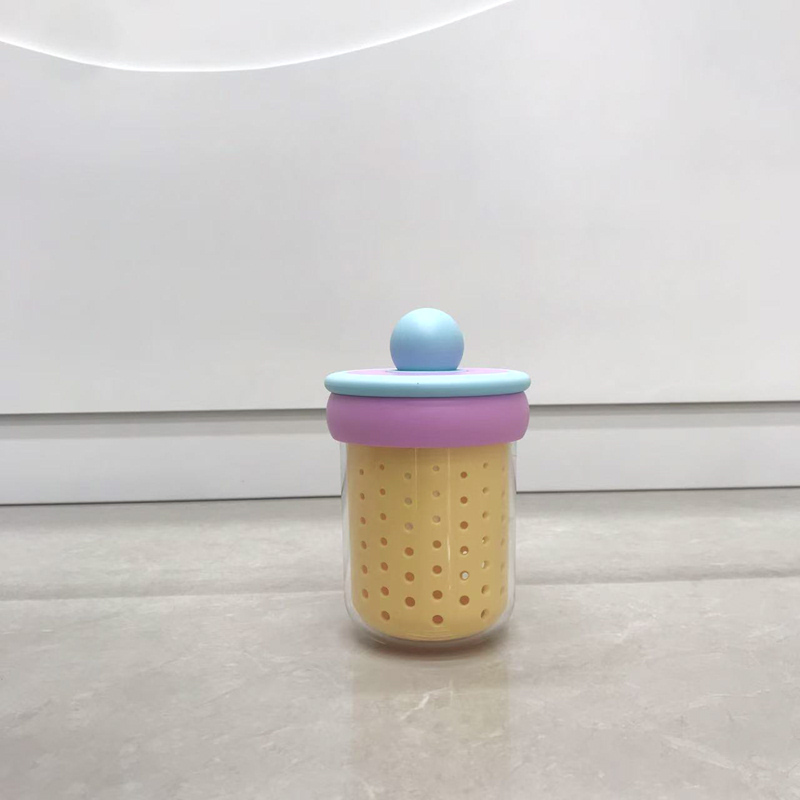 自带叉便携沥水保鲜杯 密封防漏水果沙拉杯 带提手外带早餐燕麦酸奶杯 食品级随身餐盒详情4