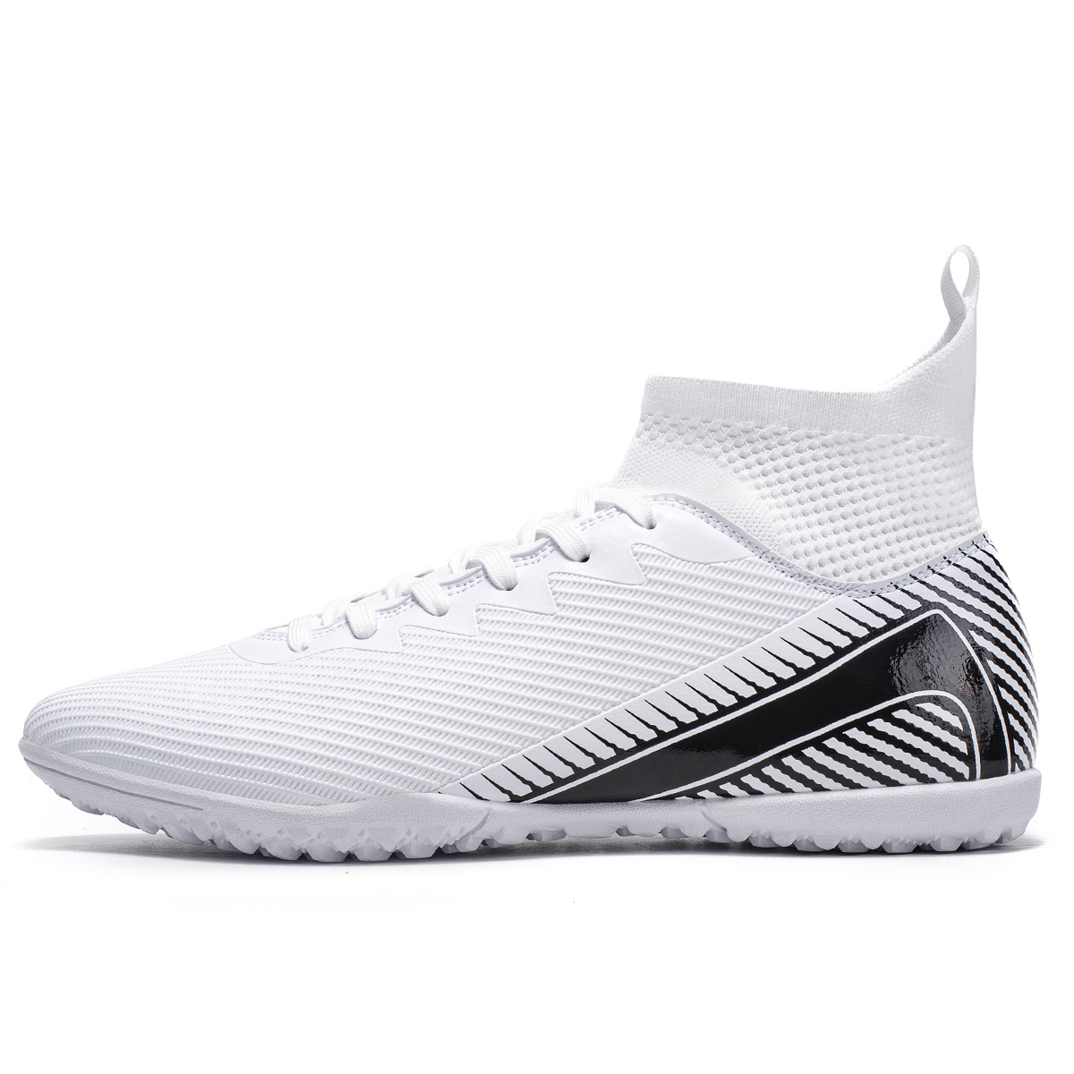 足球鞋/儿童雨鞋/Shoes/跨境电商/足球鞋男式夏季舒适白底实物图