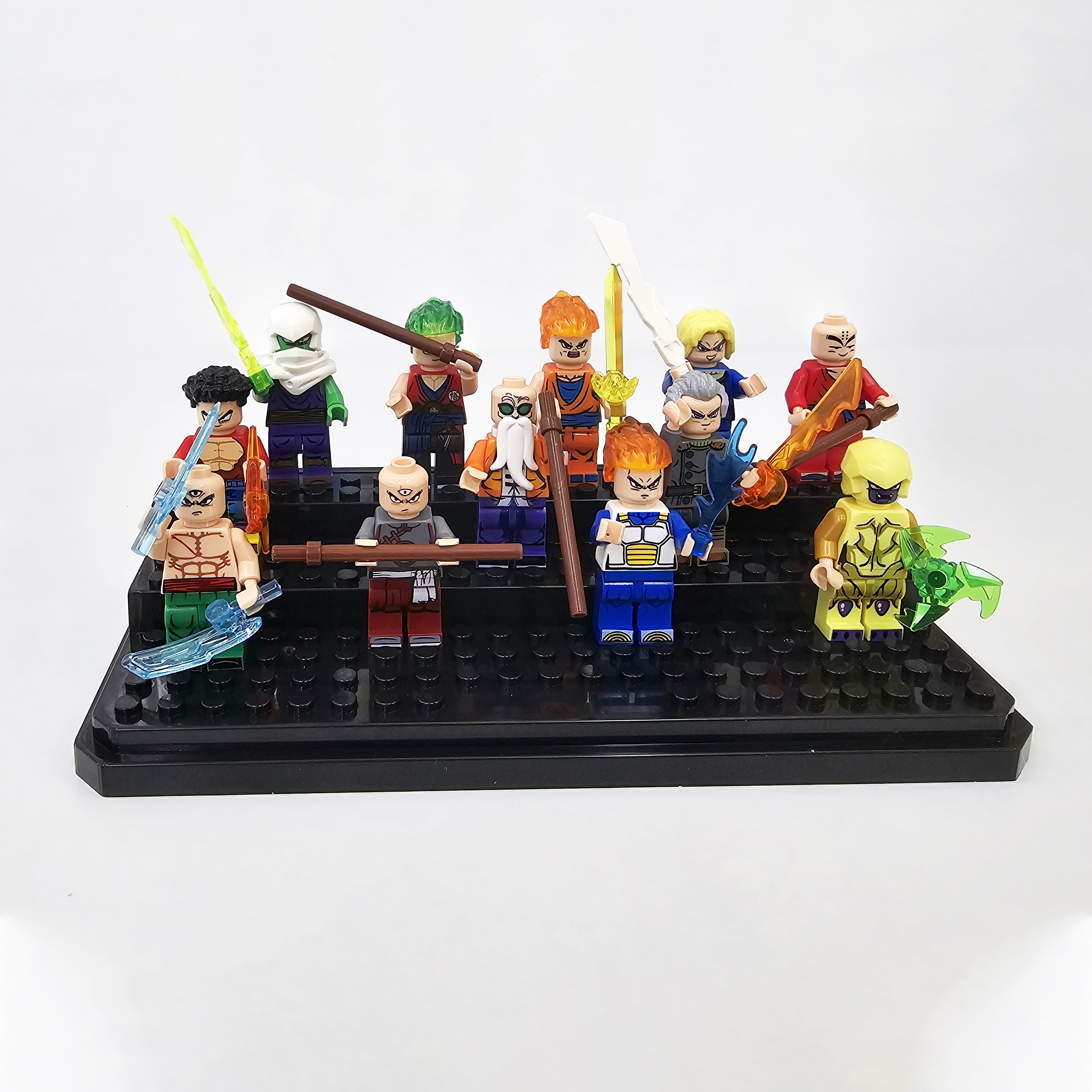 Dragon Ball MiniFigure building blocks compatible with Lego children's educational toys, factory export wholesale with weapons, 1 yuan for 20 pieces details Picture
