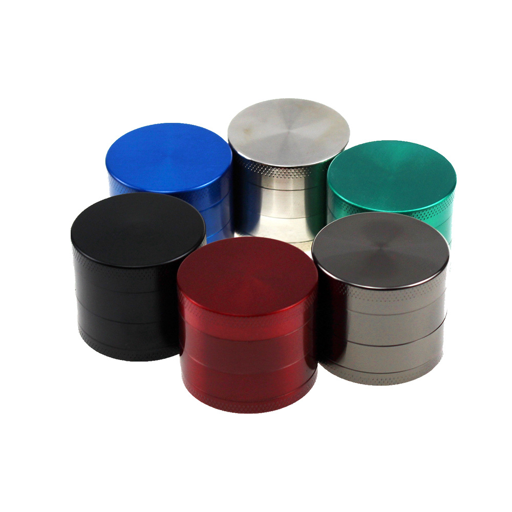 4层锌合金 40mm. 50mm.55mm.63mm金属研磨器平板磨烟器详情2