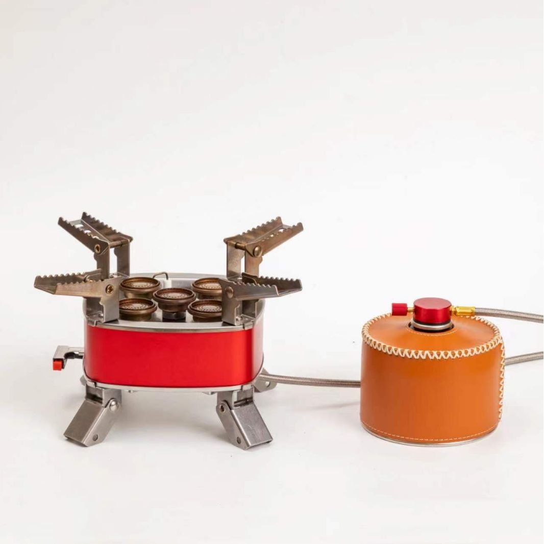 五芯炉户外便捷式炉具露营野炊防风茶炉煮茶猛火炉野外厂家专供批发