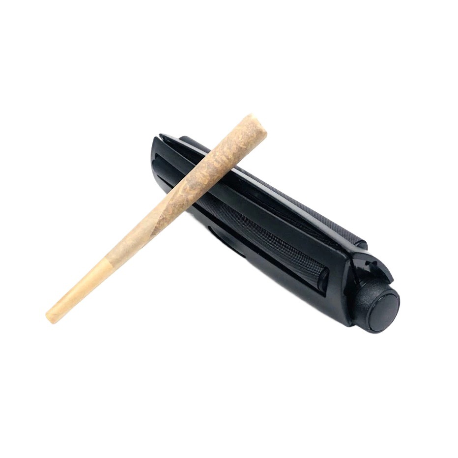 新款热卖塑料卷烟器110/78mm锥形手动卷烟器填烟器Roll machine白底实物图