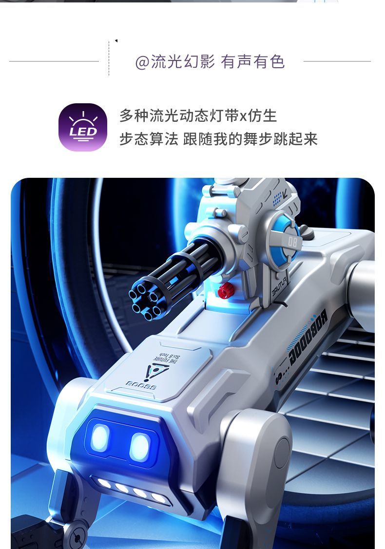 遥控机器狗车电动万向玩轮子机器人学说话儿童遥控车趣味电动玩具适合男孩女孩生日礼物详情图11