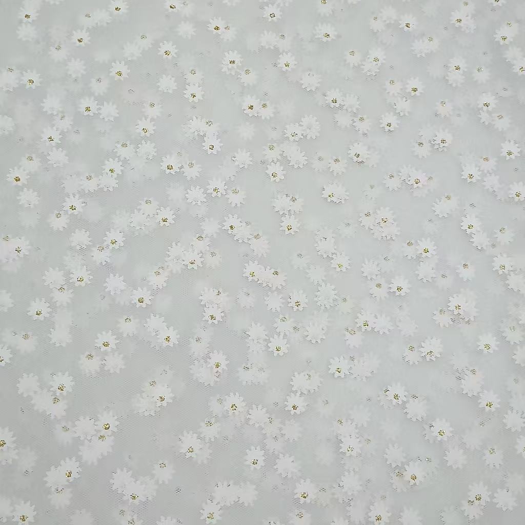 Textile knitted fabric, double-layer mesh fabric, encrypted sandwich, full polyester cap mesh gauze fabric 7 Specification image