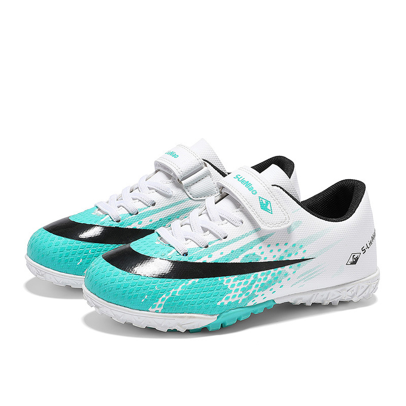 足球鞋/儿童雨鞋/Shoes/跨境电商/足球鞋男式夏季舒适白底实物图