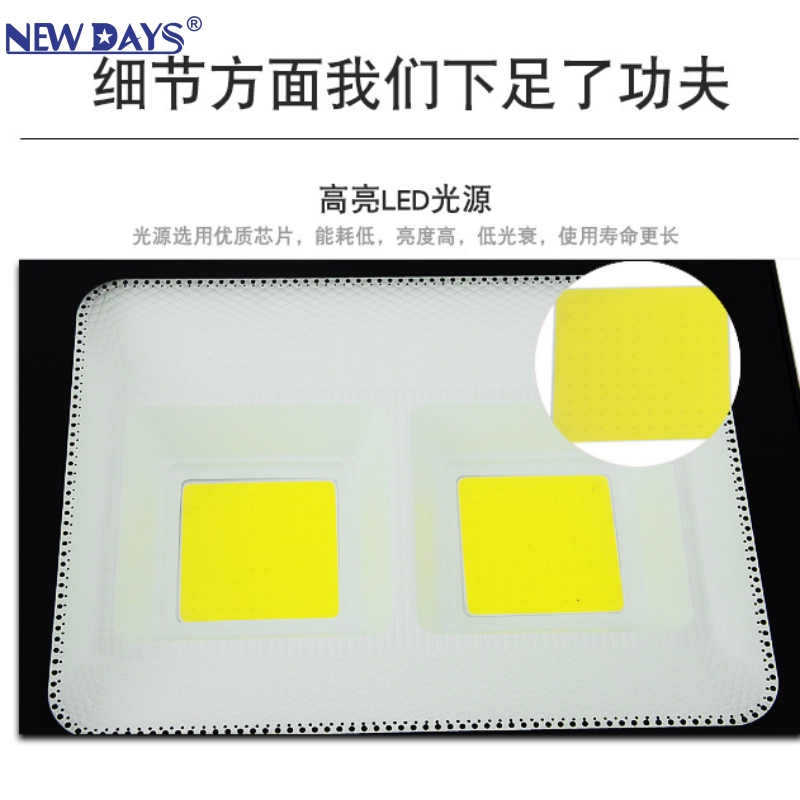 NEWDAYS brand cross-border new e-commerce best-selling products: floodlights, dust-proof and water-proof spotlights, outdoor lighting lamps, street lamps, home garden lamps, and indoor lamps details Picture