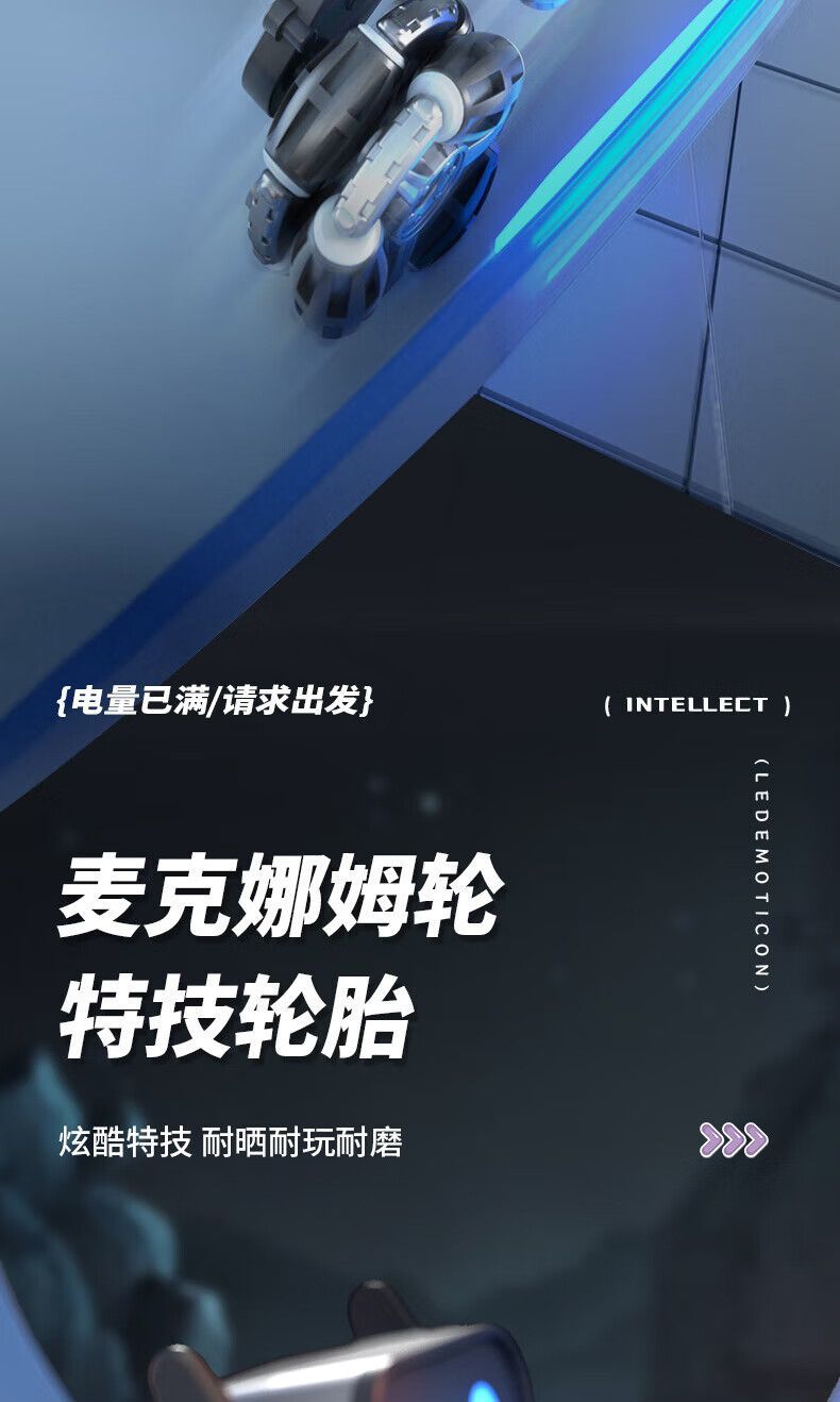 2025年爆款智能遥控机器狗遥控车特技四驱电动机器人儿童玩具男孩详情图15