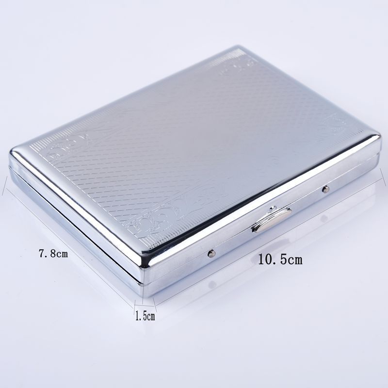 金属烟盒 20只烟盒。压花烟盒细节图