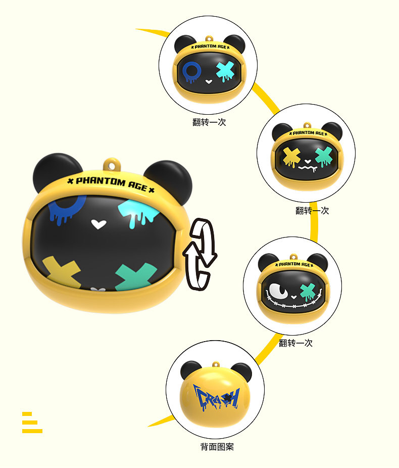 便捷式防丢跑步旋转变脸变声蓝牙耳机佩戴舒适入耳式降噪长续航GO6立体声详情17