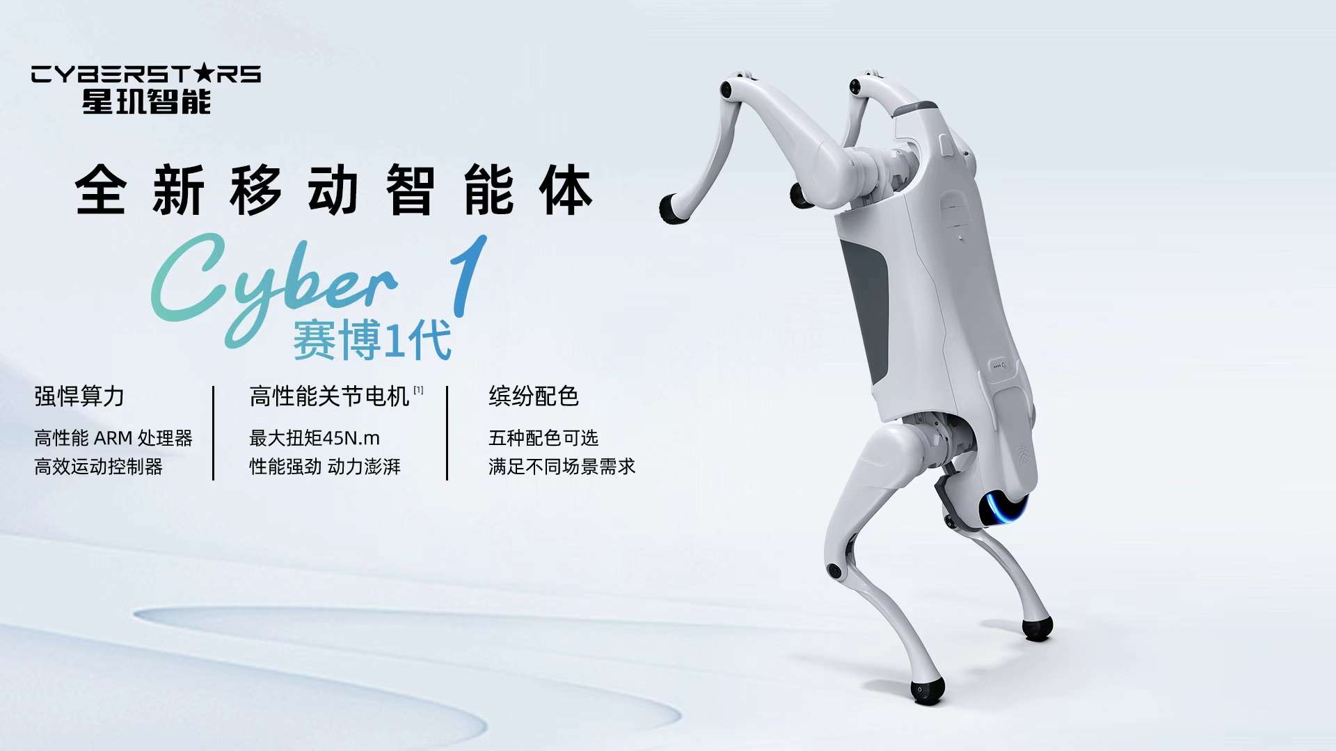 Cyber1, the first generation of Cyber1, is a brand-new mobile intelligent agent technology, a new pet voice-controlled bionic companion robot, and a quadruped robot dog details Picture