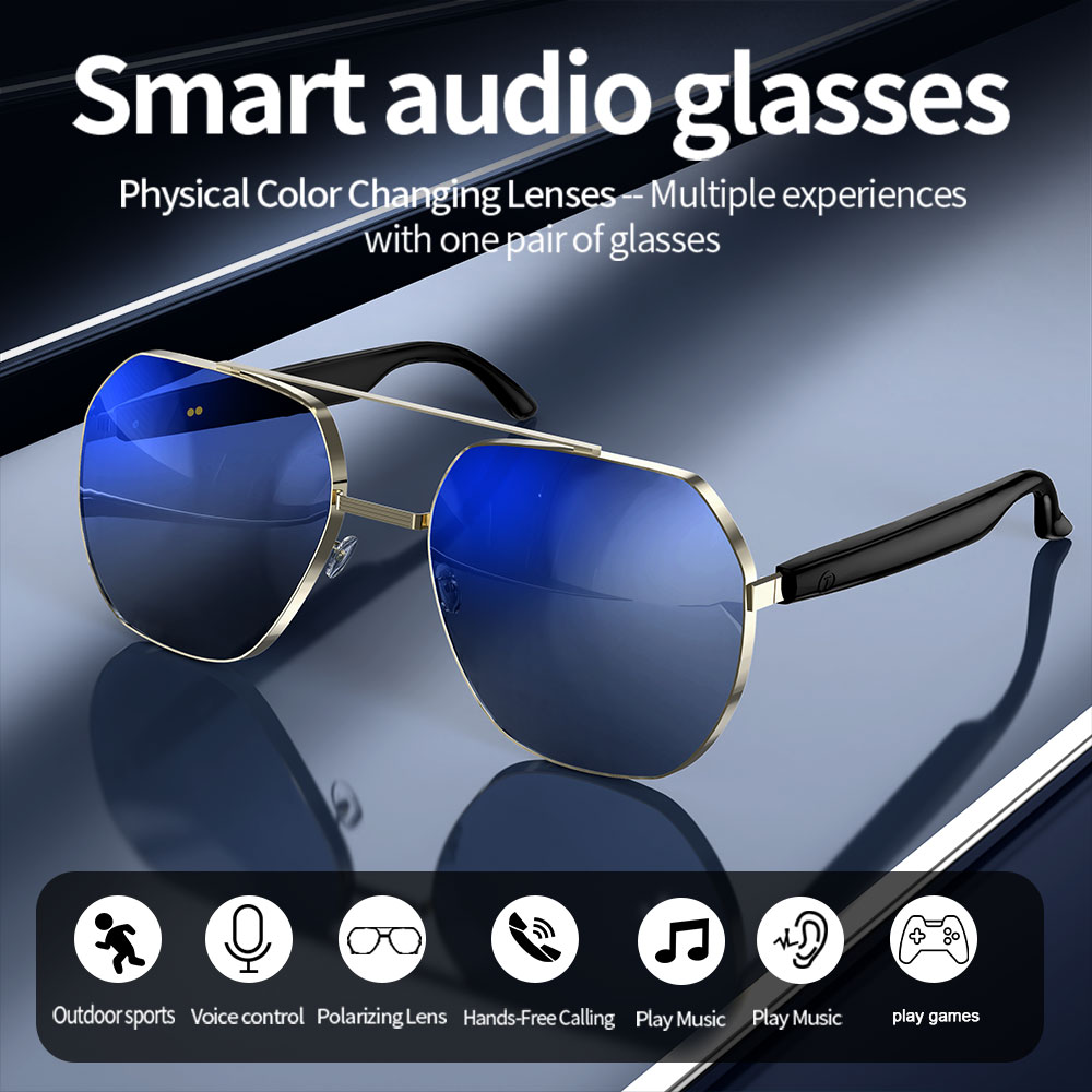 Ultra-clear pilot's UV-resistant sunglasses for both men and women Application Scenario