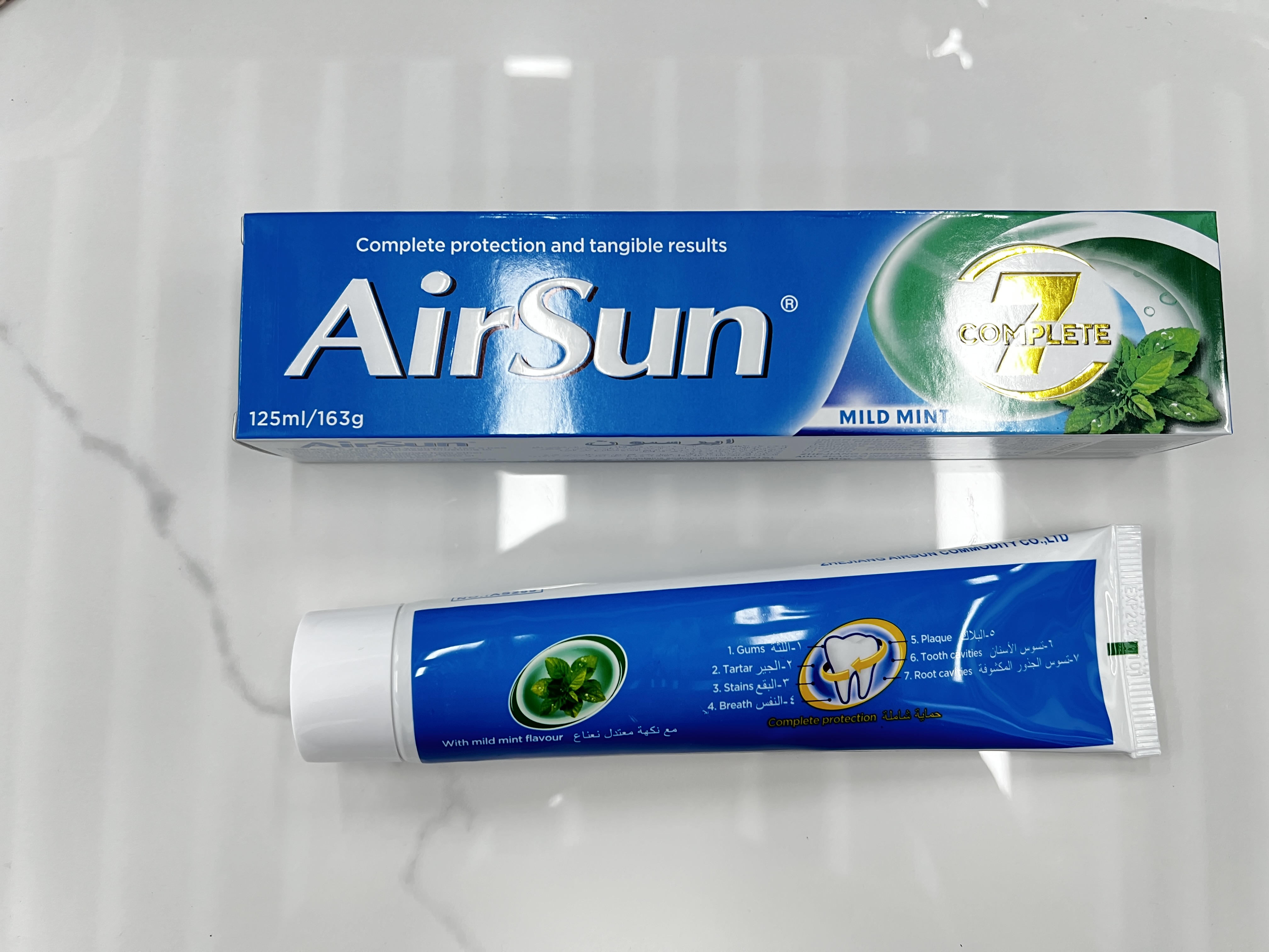 爱尚Airsun 薄荷口味163g/125ml 七重功效 全面保护产品图