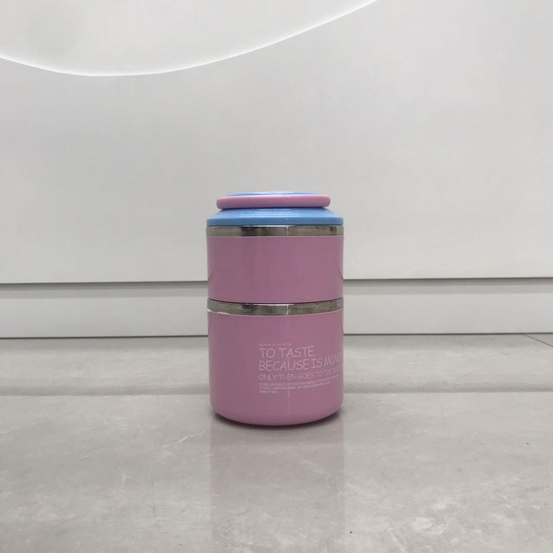 TO TASTE分层密封便当盒 不锈钢保鲜餐盒 多彩学生上班族便携带饭保温盒详情4