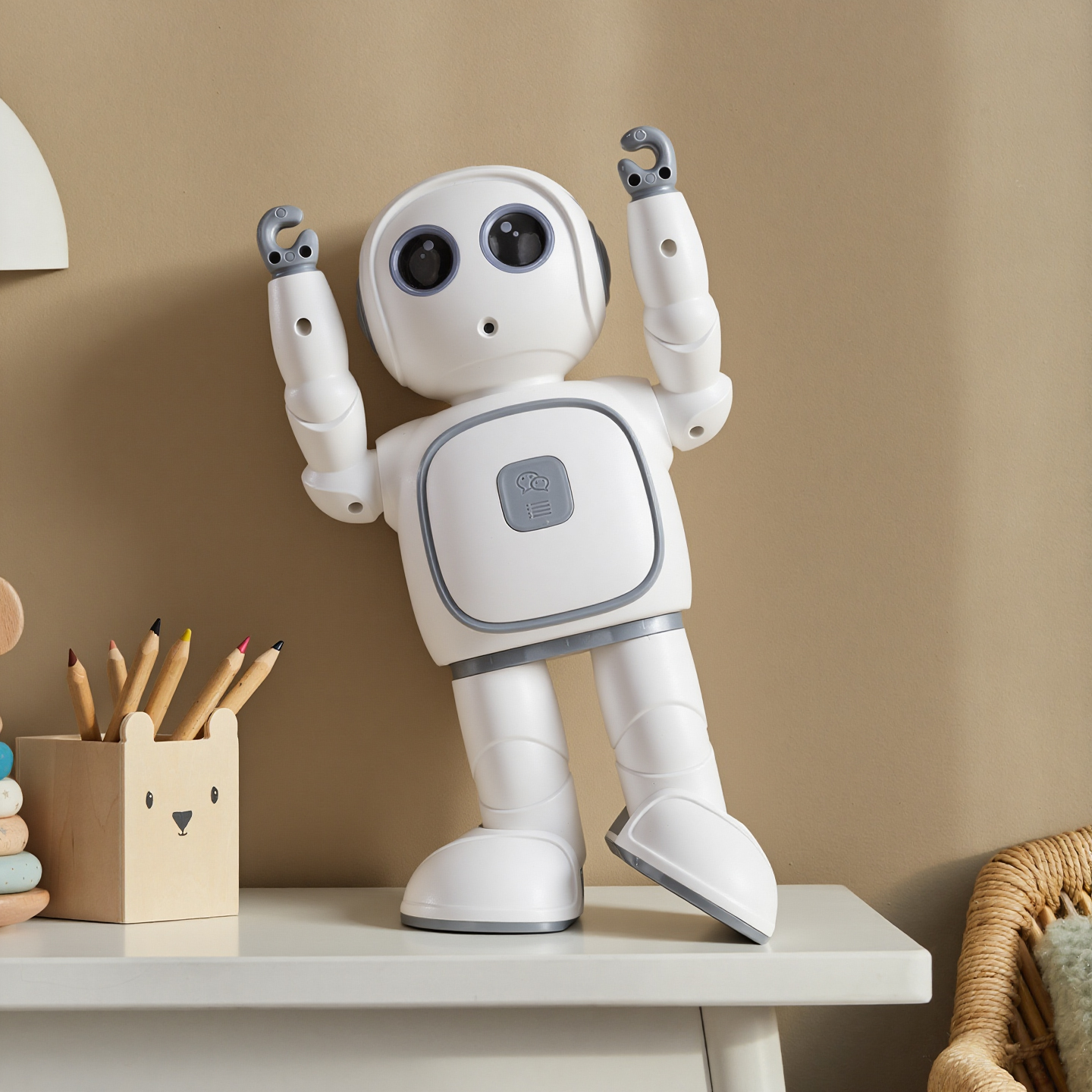 The Climber Programming education companion robot AI artificial bionic voice dialogue robot is programmable Specification image