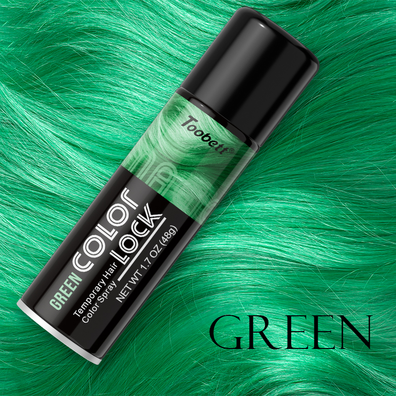 Temporary Hair Color Spray Green 48g OBM OEM ODM 临时染发喷雾绿色定制