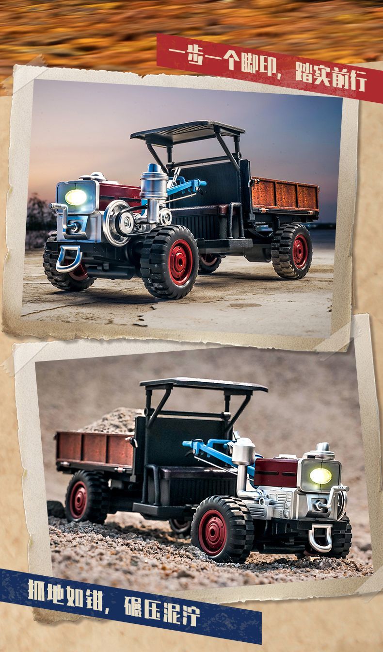 I wish to offer toy remote control tractors, full-scale remote control simulation trucks, four-wheel drive off-road remote control cars, toy boys' retro foreign trade export wholesale detail image 19