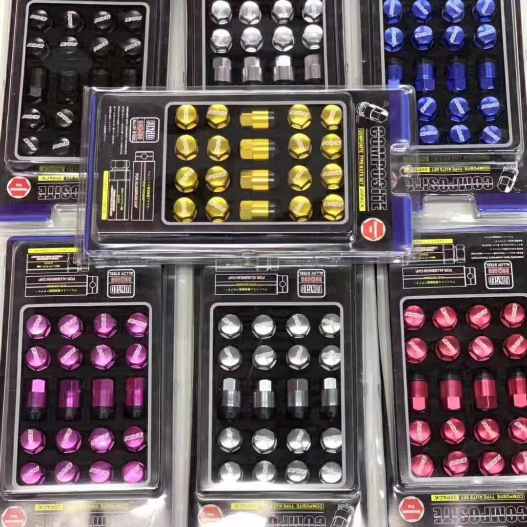 Nuts, wheel locks, fastening screws, screws, hardware tools and accessories are sturdy and durable