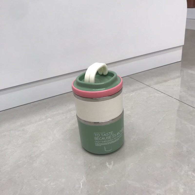 TO TASTE手提分层便当盒 不锈钢密封防漏餐盒 多彩学生上班族带饭保温保鲜盒详情5