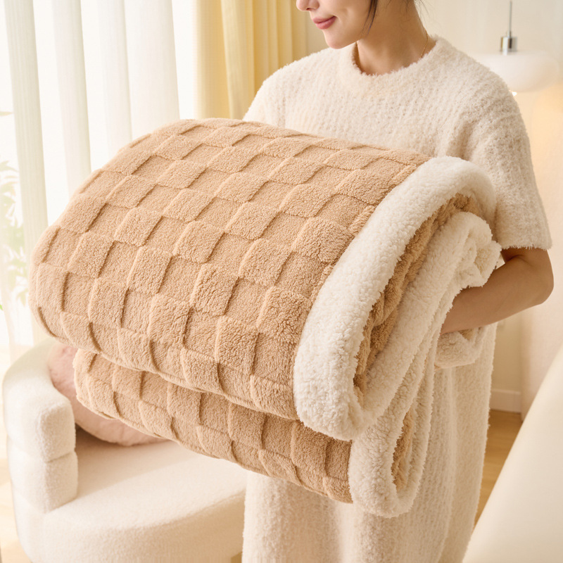 New Taff velvet blanket Water Cube double-layer thickened bed sheet Application Scenario
