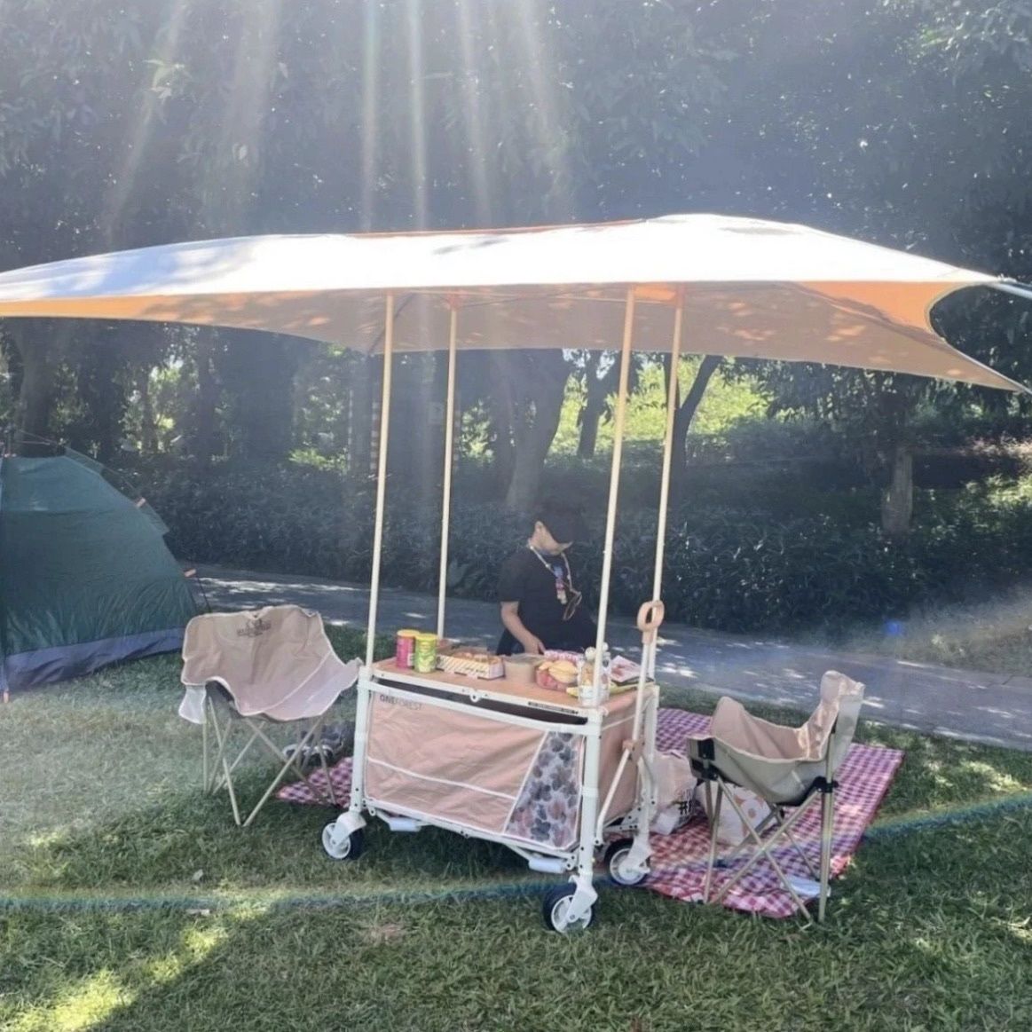 Mountain camping supplies, folding tables and chairs, outdoor camping tables and chairs, portable and lightweight camping folding chairs, camping equipment, leisure chairs, outdoor camping carts, folding tables and chairs, outdoor tents, canopies, multi-in-one outdoor trolleys, Out