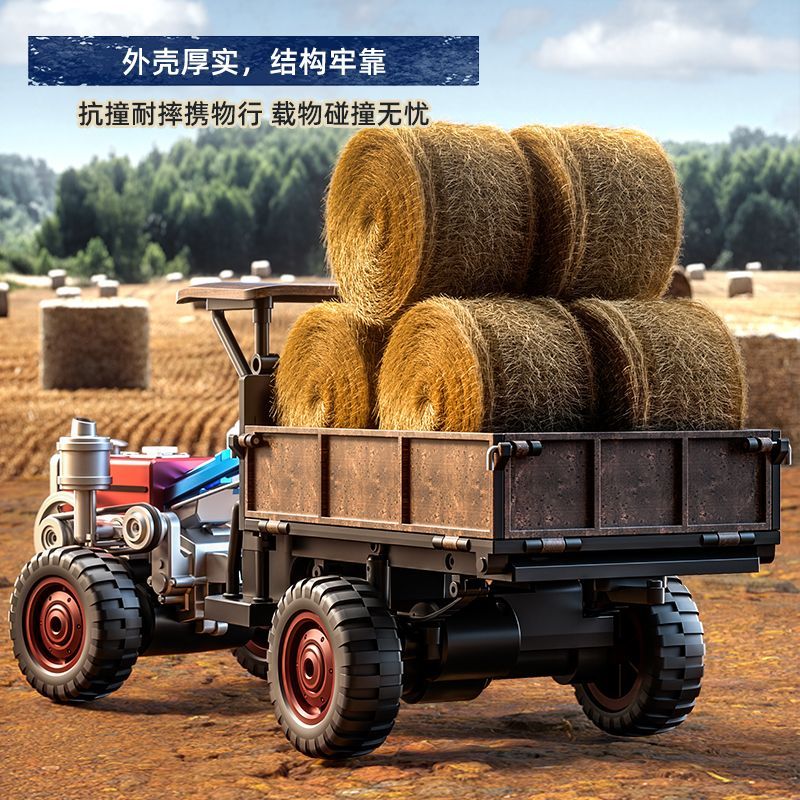 I wish to offer toy remote control tractors, full-scale remote control simulation trucks, four-wheel drive off-road remote control cars, toy boys' retro foreign trade export wholesale detail image 7