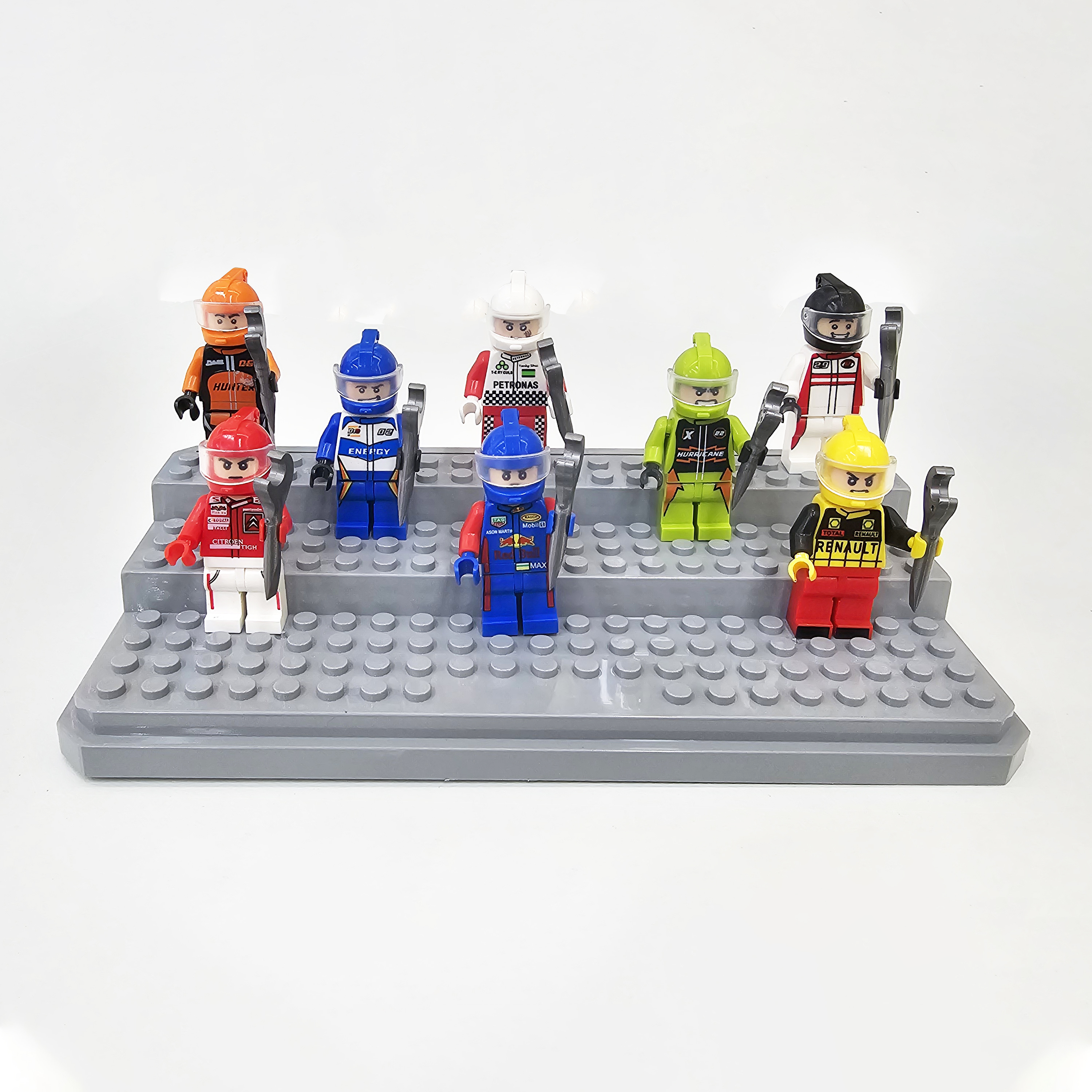 Knight Racer MiniFigure building blocks compatible with Lego children's educational toys, factory export wholesale 1 yuan 20 pieces, Minifigure details Picture