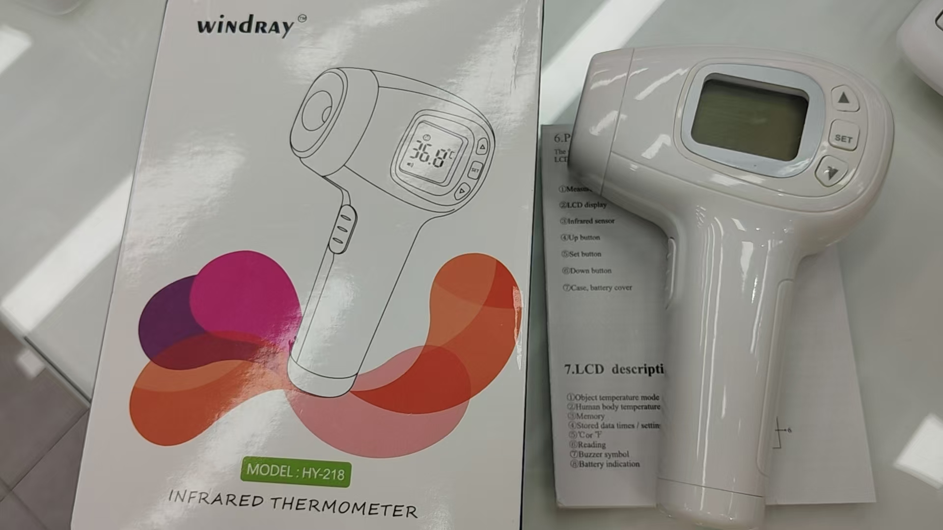 高精度测体温枪家用成人幼儿园精准红外线电子温度计测量耳温额头