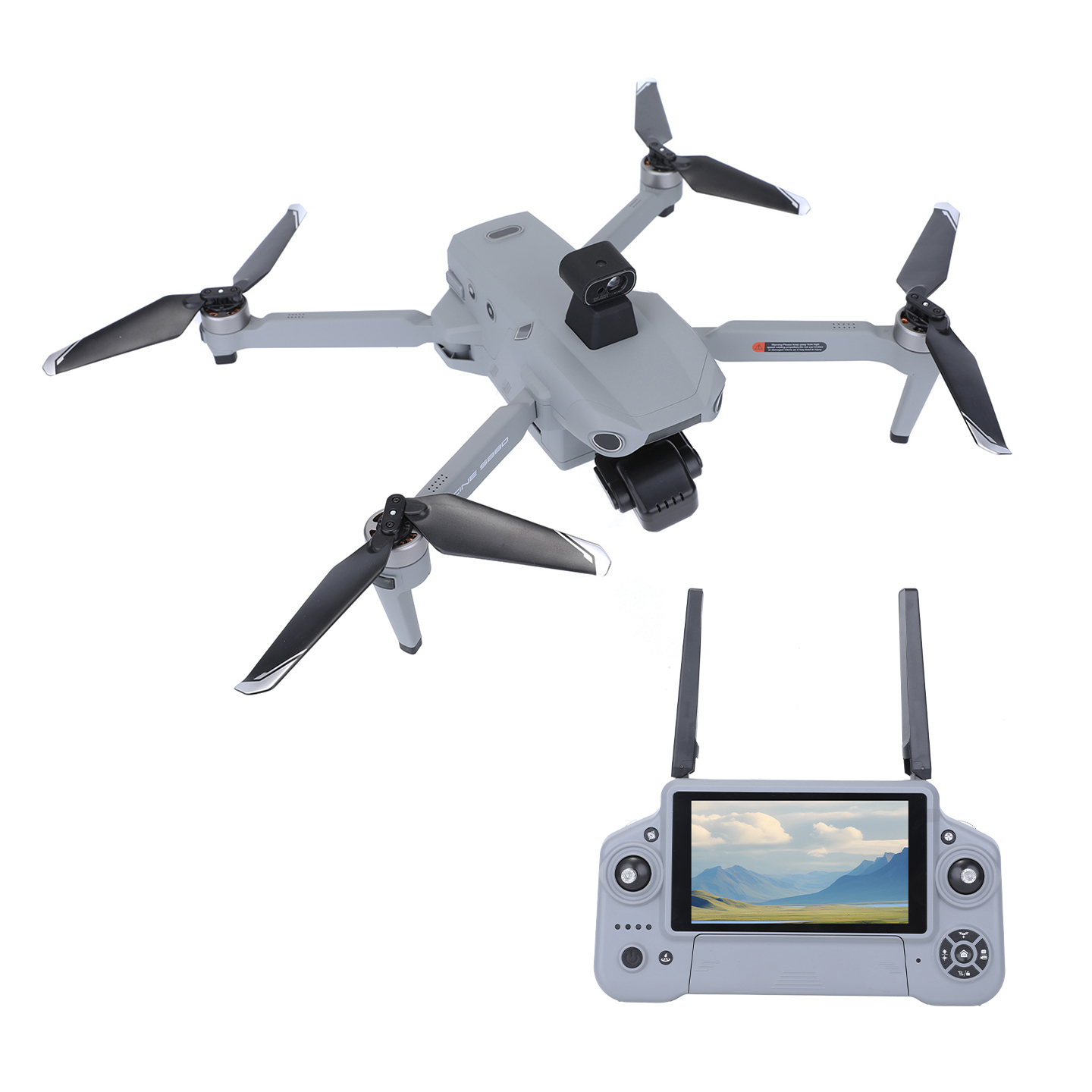 Screen-equipped remote control GPS return, brushless motor aerial photography, high-definition aerial photography, folding remote control drone s880 pic 5