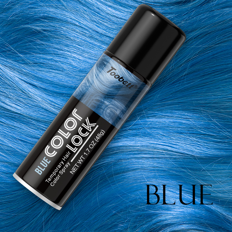 Temporary Hair Color Spray Blue 48g OBM OEM ODM 临时染发喷雾蓝色定制