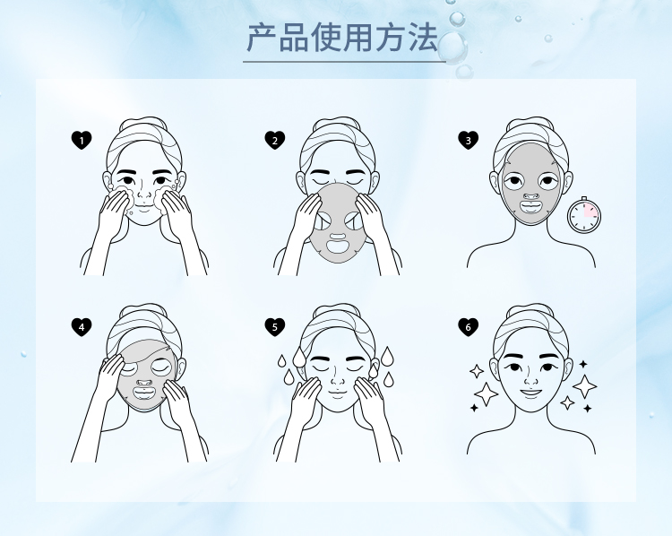 悠然小铺积雪草舒缓干燥 军训晒后换季多场景修护急救冰感面膜 褪红补水保湿正品 详情9