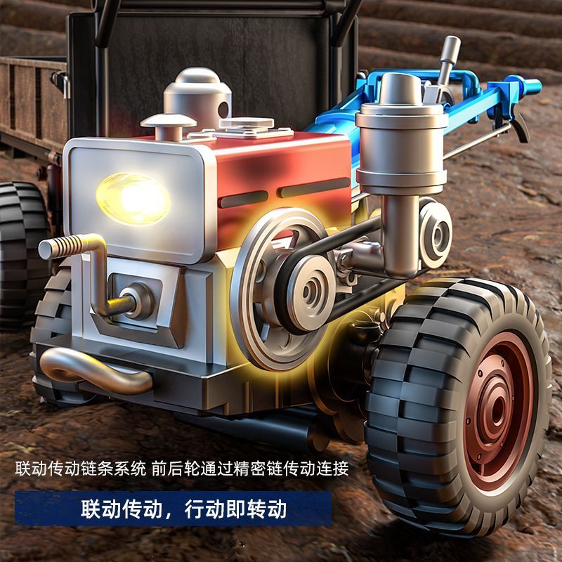 I wish to offer toy remote control tractors, full-scale remote control simulation trucks, four-wheel drive off-road remote control cars, toy boys' retro foreign trade export wholesale detail image 10