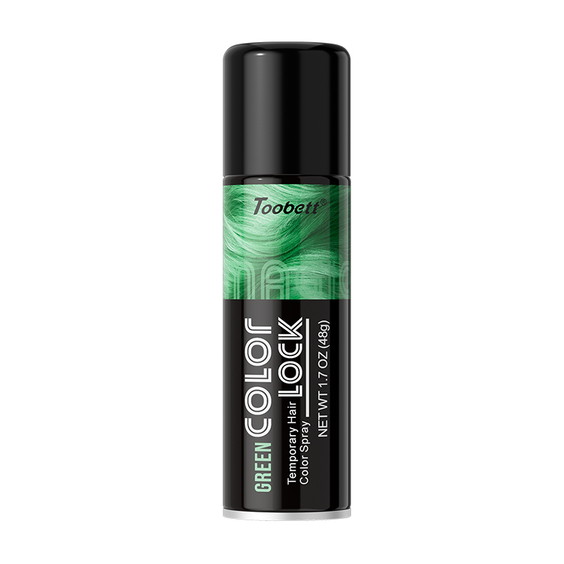 Temporary Hair Color Spray Green 48g OBM OEM ODM Customized Temporary Hair dyeing Spray Green Item Picture