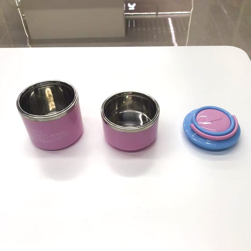 TO TASTE分层密封便当盒 不锈钢保鲜餐盒 多彩学生上班族便携带饭保温盒详情6