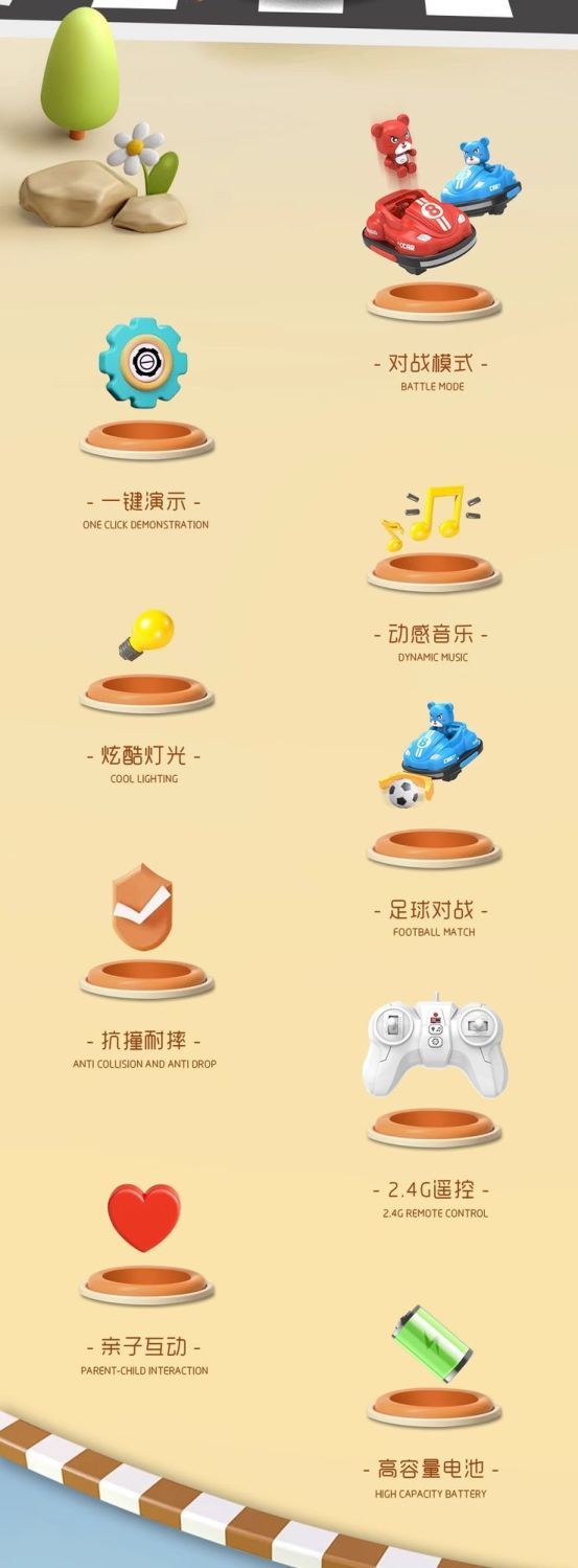 I wish to be a wholesaler for the export of toys, gesture sensing remote control bumper cars, children's toys, gifts, parent-child interaction, drifting go-karts, and small cars detail image 7