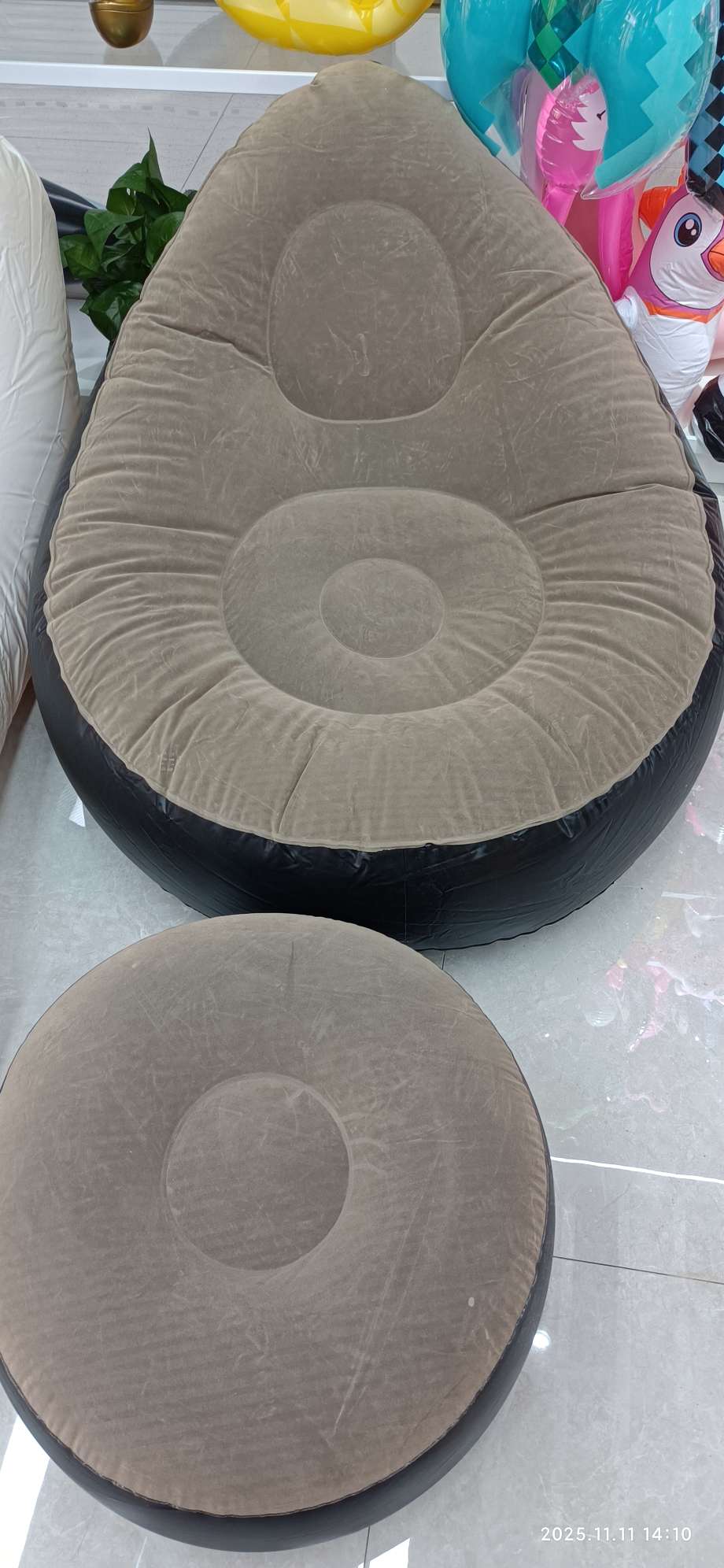 充气沙发椅加厚懒人沙发卧室家用休闲单人便捷式户外网红沙发床躺详情图3