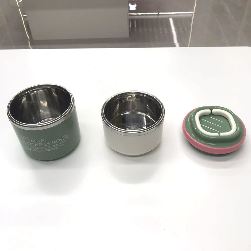 TO TASTE手提分层便当盒 不锈钢密封防漏餐盒 多彩学生上班族带饭保温保鲜盒详情6