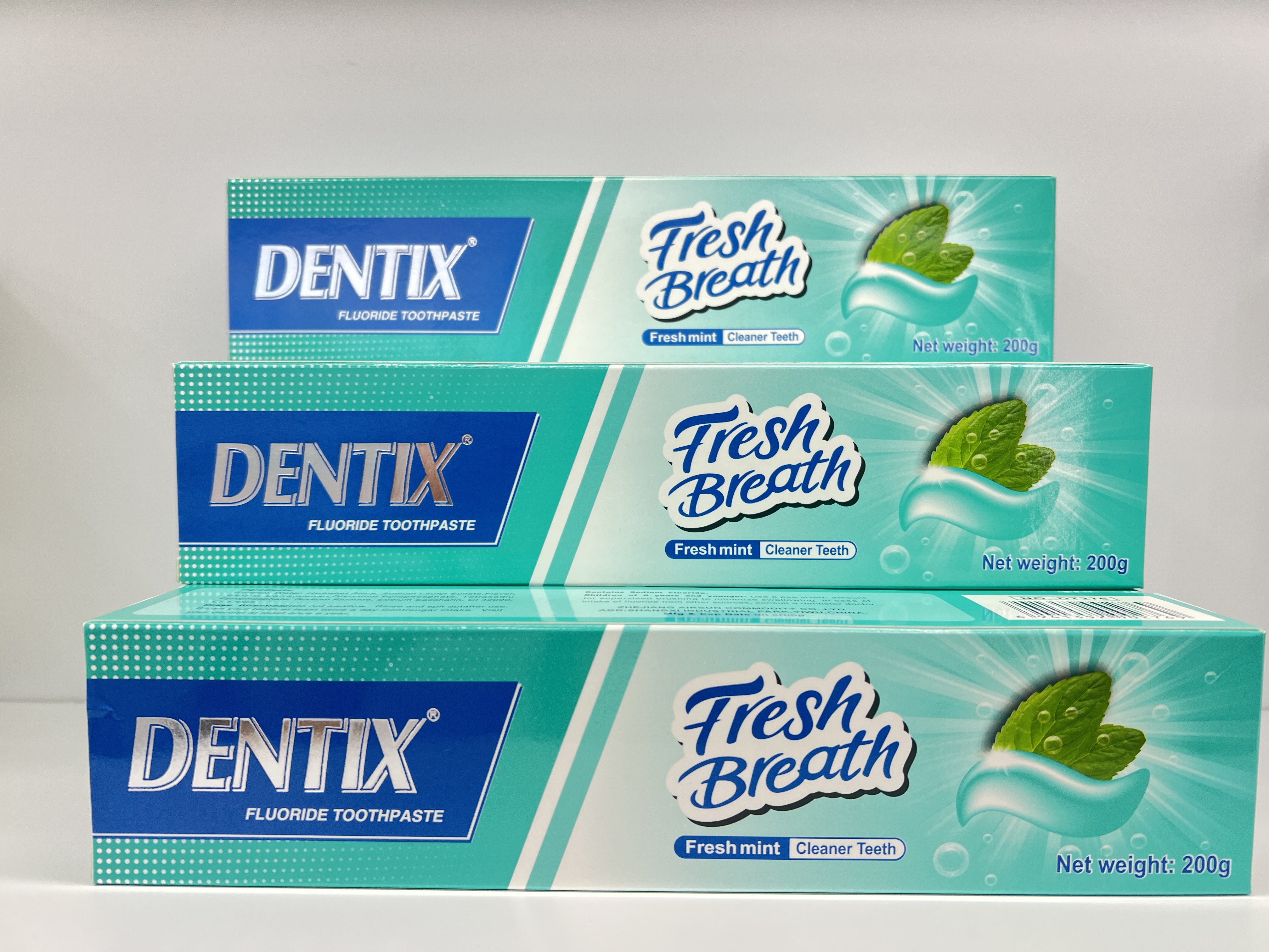 爱尚DENTIX mint含氟牙膏 200g 清新口气 洁净牙齿 Fresh Breath