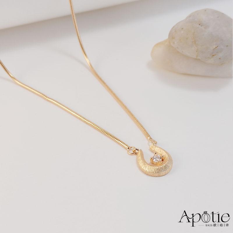 APOTIE Flowing Diamond S925 collarbone Silver Jewelry Necklace Factory Direct sales details Picture