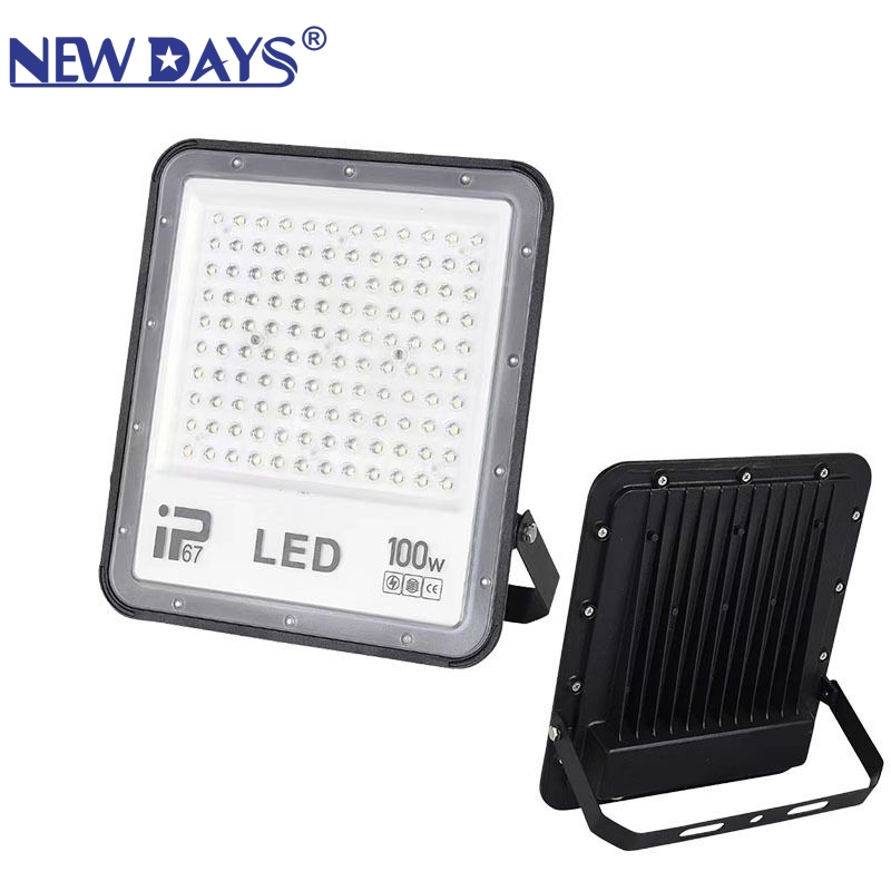 NEWDAYS品牌跨境新款户外射灯led投光灯室外庭院照明超亮防水防尘防潮led泛光灯具超长续航