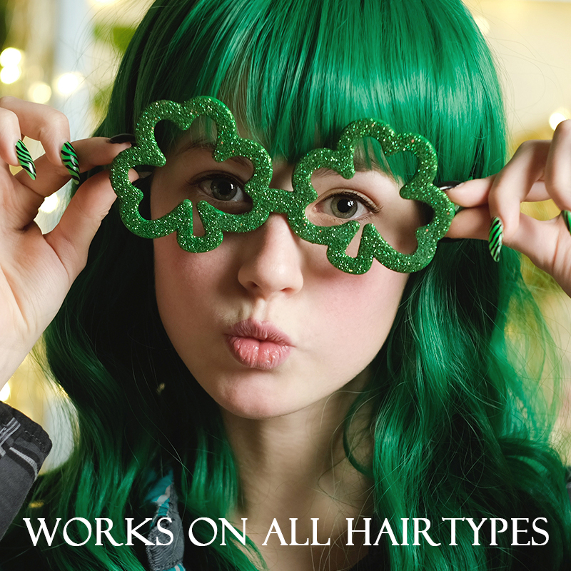 Temporary Hair Color Spray Green 48g OBM OEM ODM Customized Temporary Hair dyeing Spray Green details Picture