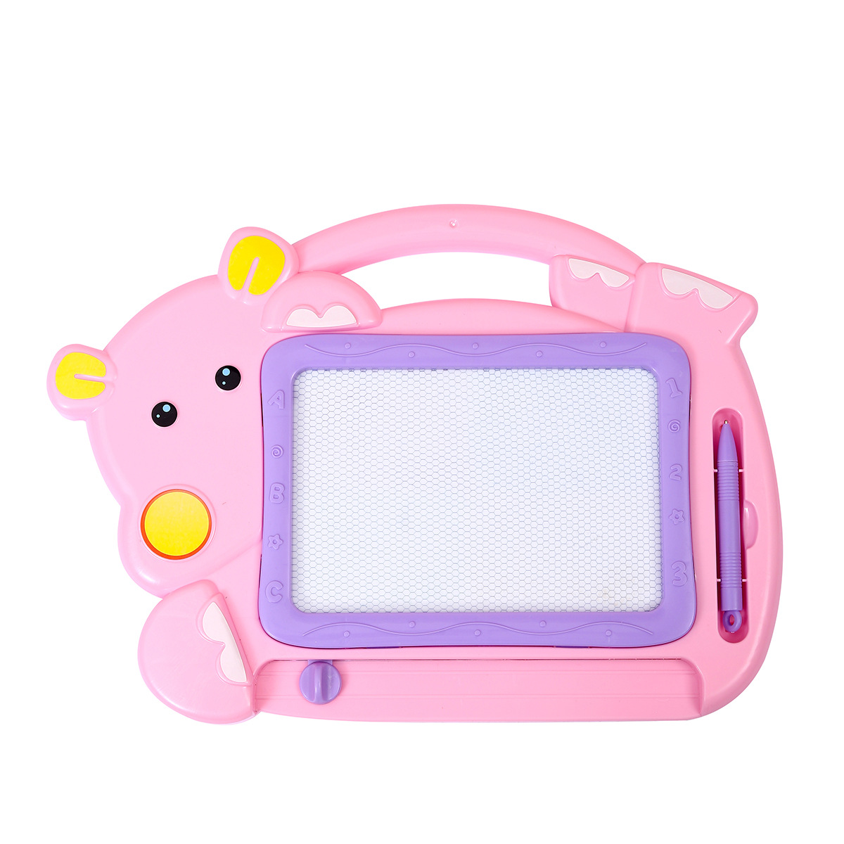 Hippopotamus drawing and writing board, wholesale of children's magnetic drawing boards, abacus geometric stamps, graffiti boards, magnetic writing boards, and educational toy manufacturers Item Picture
