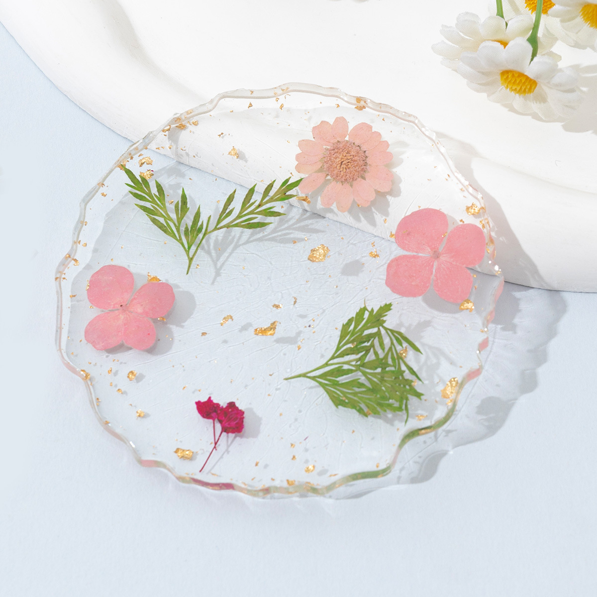 Dried flower series, gold foil series, nail art color palette, nail art display board, color matching display, resin nail art color matching detail image 8