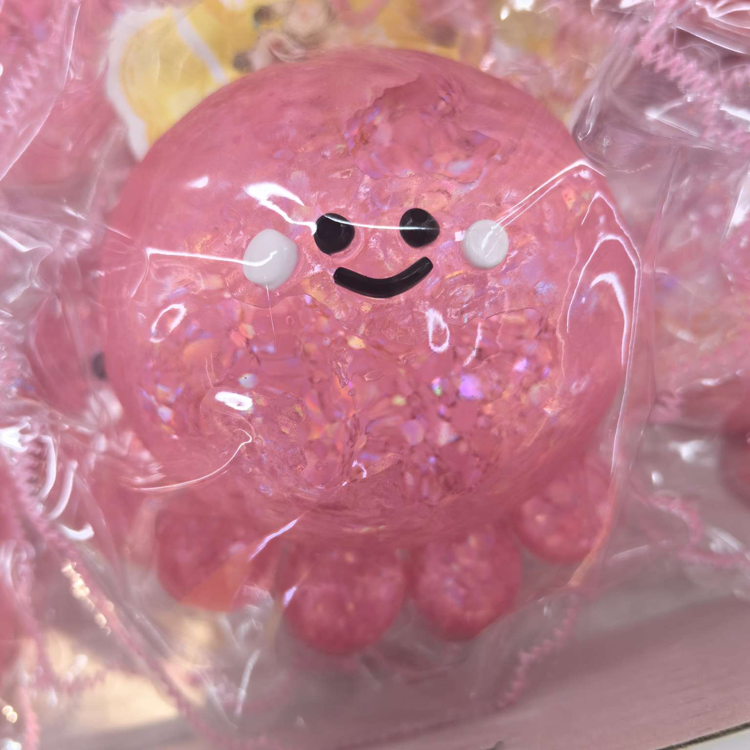 Wholesale food-grade silicone pink starry sky octopus pinching fun stress-relieving toys for both domestic and foreign trade sales
