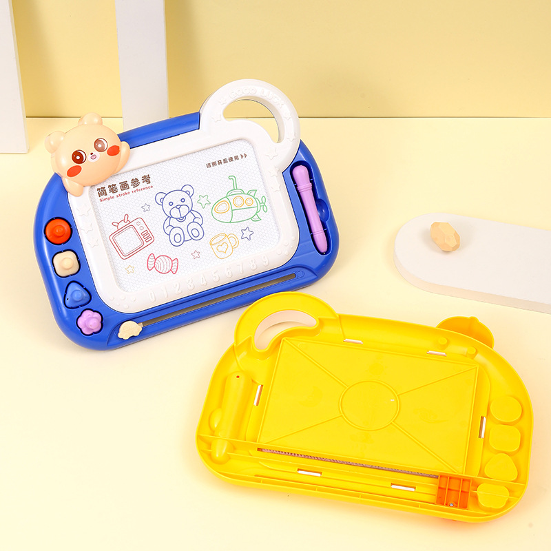 Wholesale of cartoon distribution children's magnetic drawing boards, abacus geometric stamps, graffiti boards, magnetic writing boards, and educational toys Item Picture