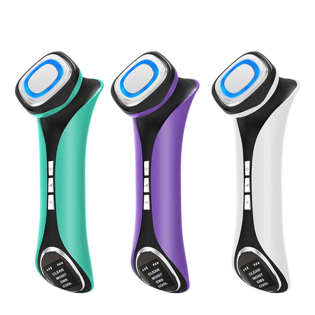 Cold and hot photon skin rejuvenation device, facial massage device, ems microcurrent beauty instrument, firming and lifting iontophoresis device Specification image
