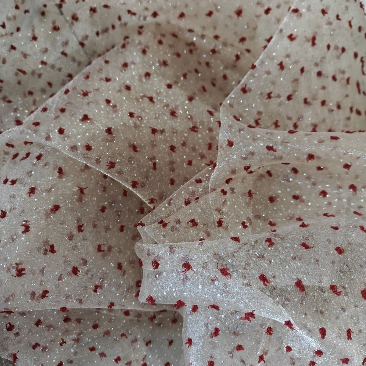 Pom-pom strawberry milkshake Bubble yarn details Picture