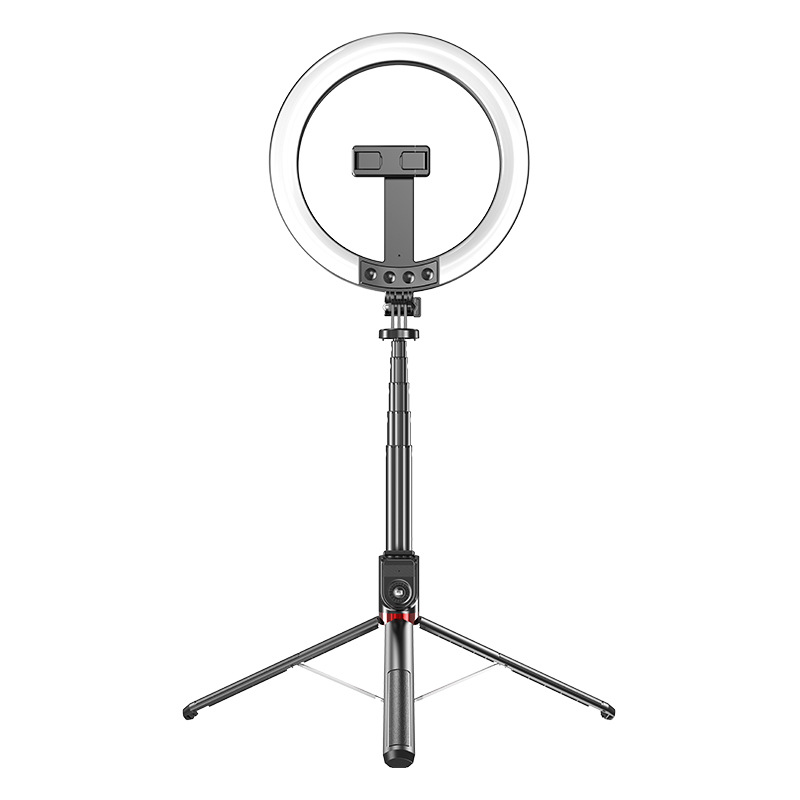 P225Q 10-inch fill light live streaming stand, 2.3-meter extra-long mobile phone selfie stick, Bluetooth remote control live streaming stand details Picture