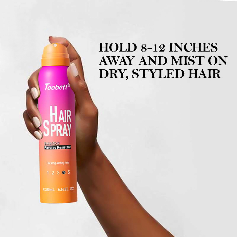 Spray de pelo Extra Hold OEM ODM OBM gel de pelo spray super fuerte rápido de fijación de larga duración mantener el cabello gel de estilo Item Picture