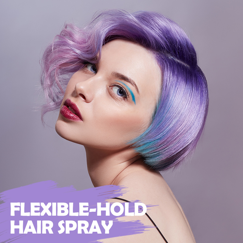 Spray para el cabello Flexible Hold gel spray fuerza media ajuste rápido no rígido gel de peinado agua fragancia gel seco Specification image